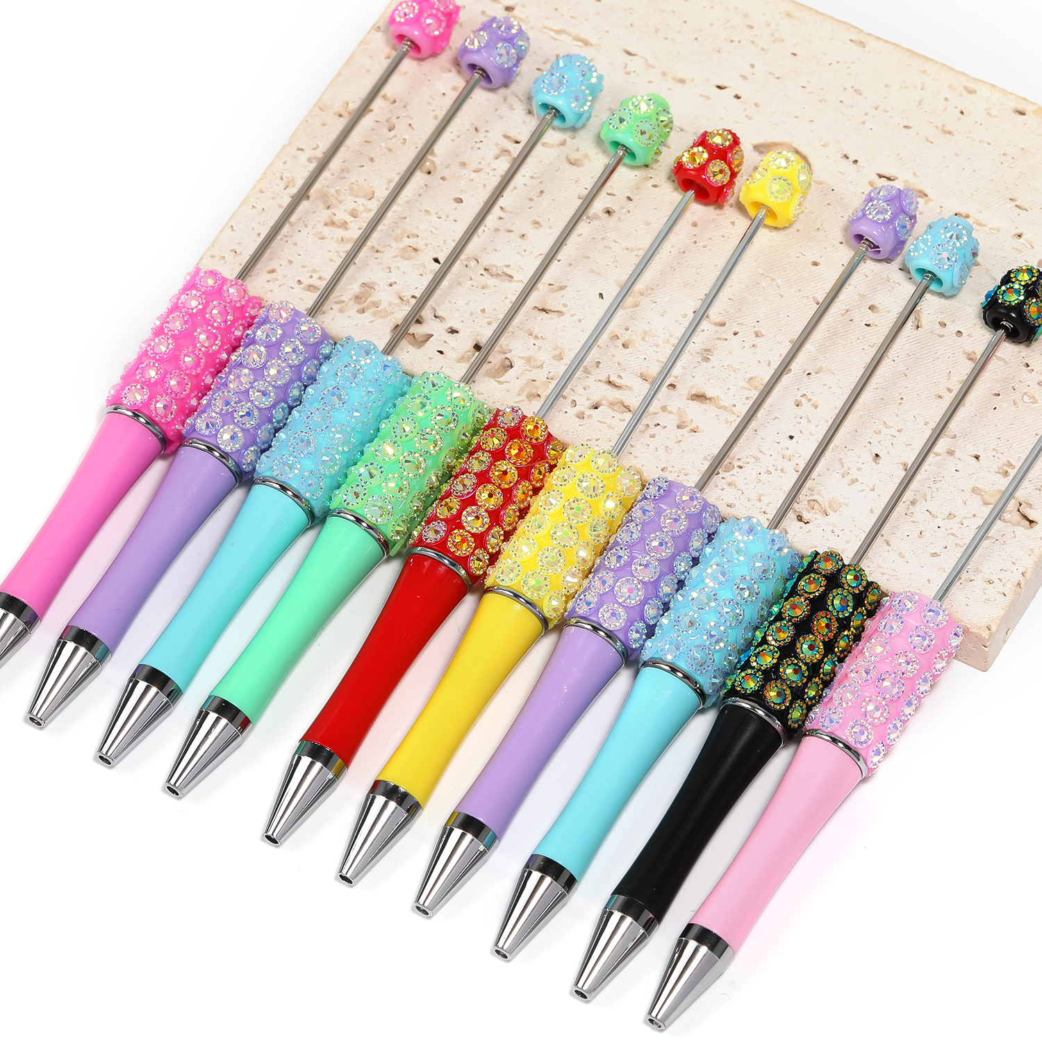 【P172】5pcs  Beadable Pens, Beadable Pens flower-JPM