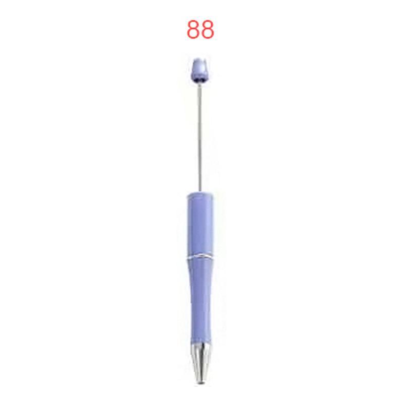 【P1】Beadable Pens Bulk Plastic Bead Ballpoint Pens for DIY 