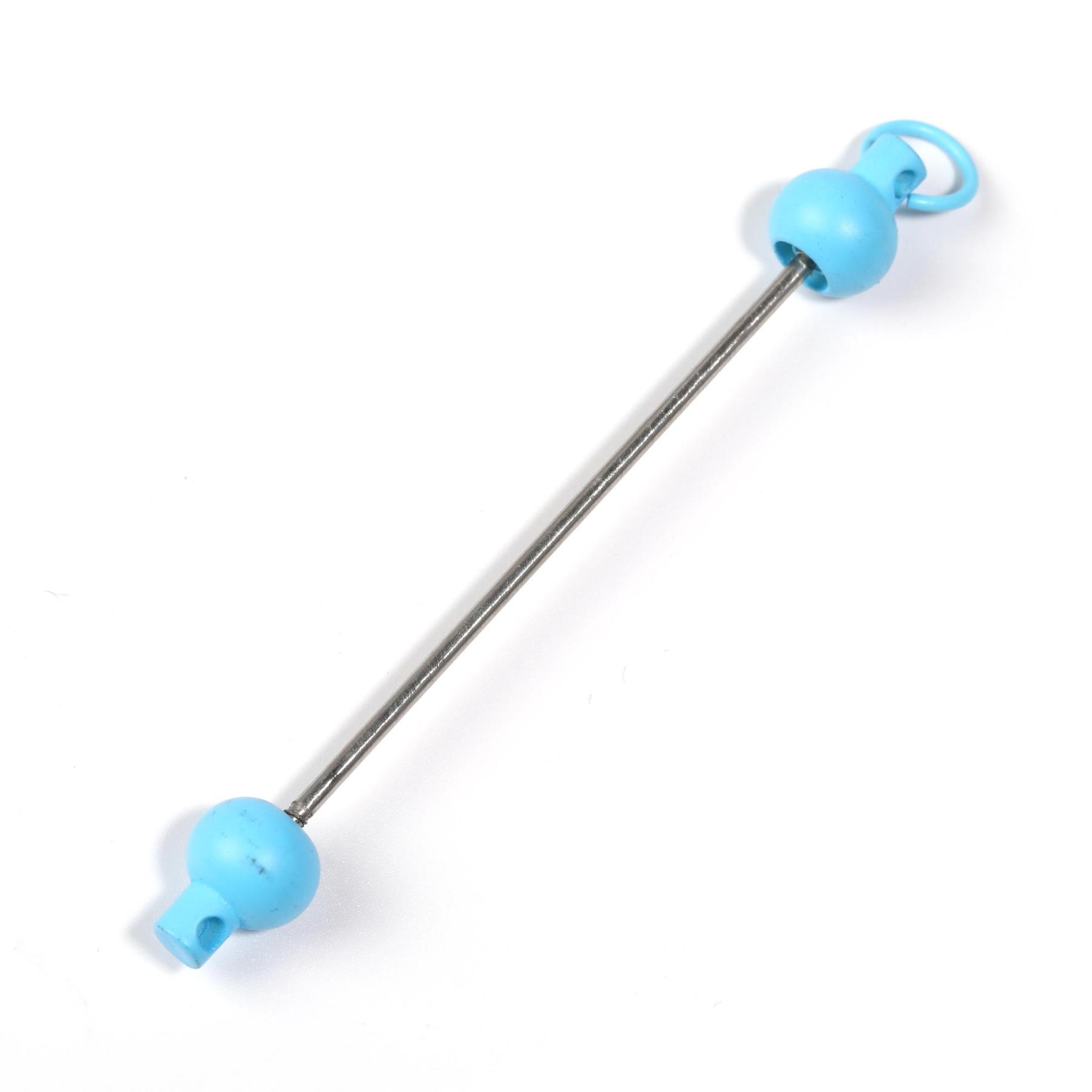 【P243】 5PCS Creative handmade beaded keychain accessory pendant with beaded stick-JPM