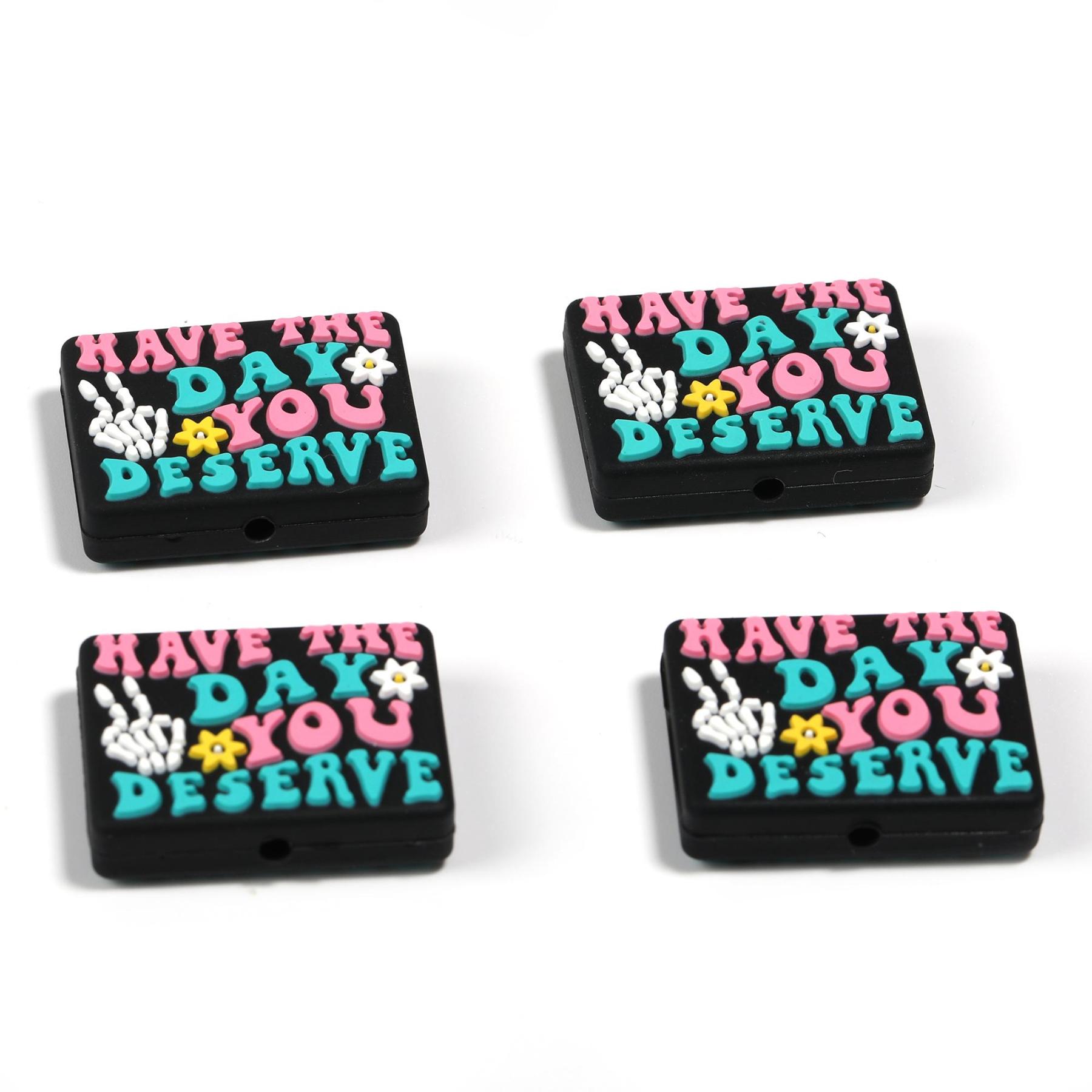 【B203】Silicone Focal Beads for Pens, Cute Character Beads for Keychains DIY Bracele Jewelry Making