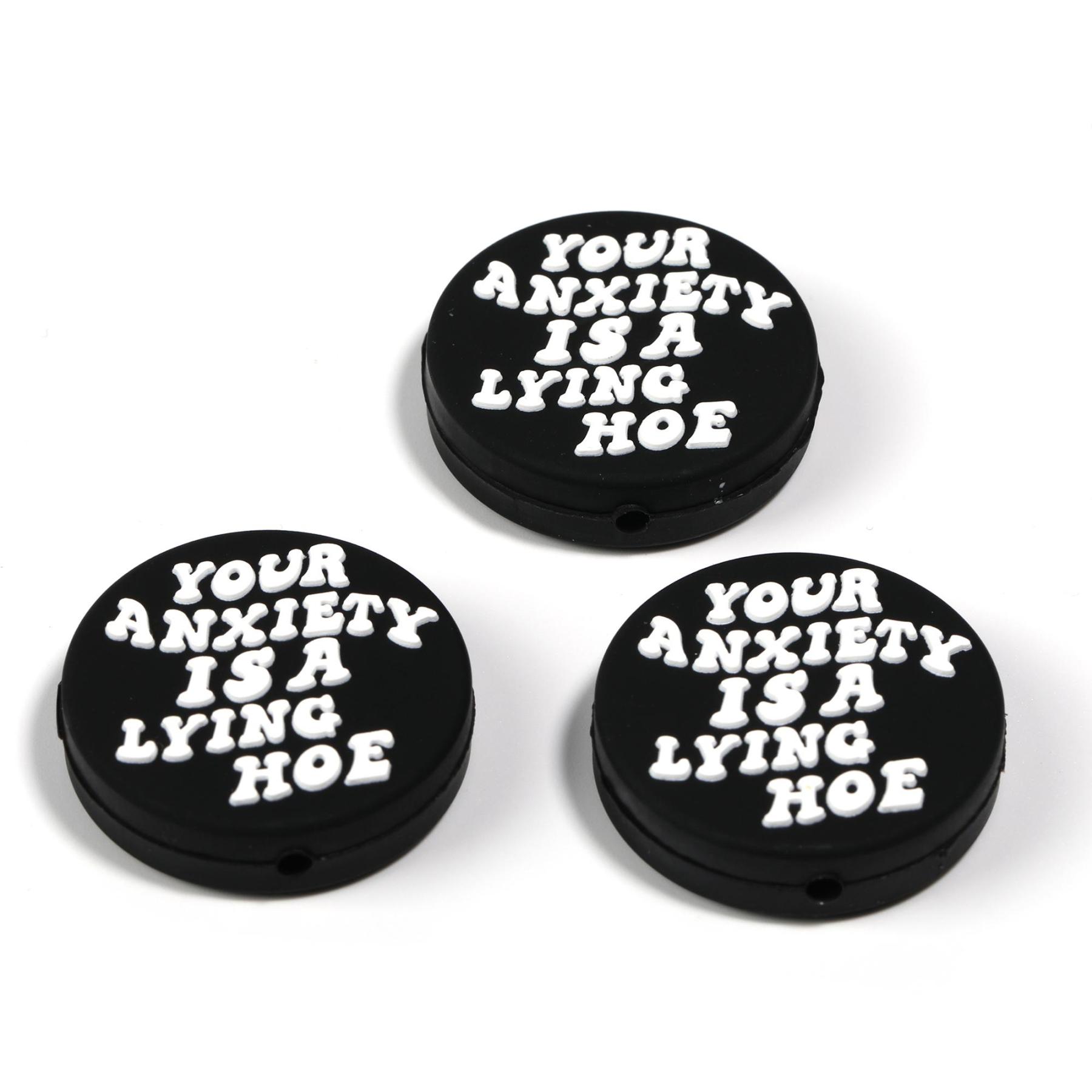 【B203】Silicone Focal Beads for Pens, Cute Character Beads for Keychains DIY Bracele Jewelry Making