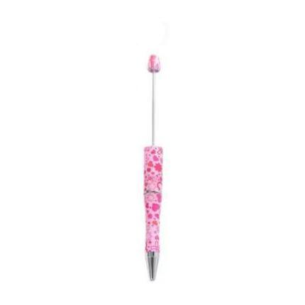 【P1】Beadable Pens Bulk Plastic Bead Ballpoint Pens for DIY 