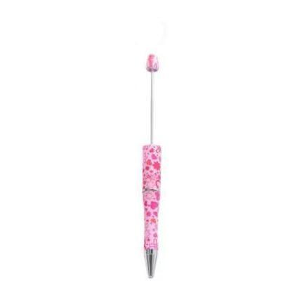 【P1】Beadable Pens Bulk Plastic Bead Ballpoint Pens for DIY 