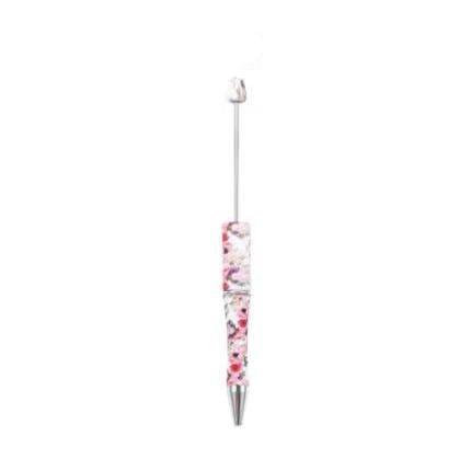 【P1】Beadable Pens Bulk Plastic Bead Ballpoint Pens for DIY 