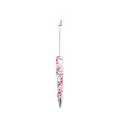 【P1】Beadable Pens Bulk Plastic Bead Ballpoint Pens for DIY 