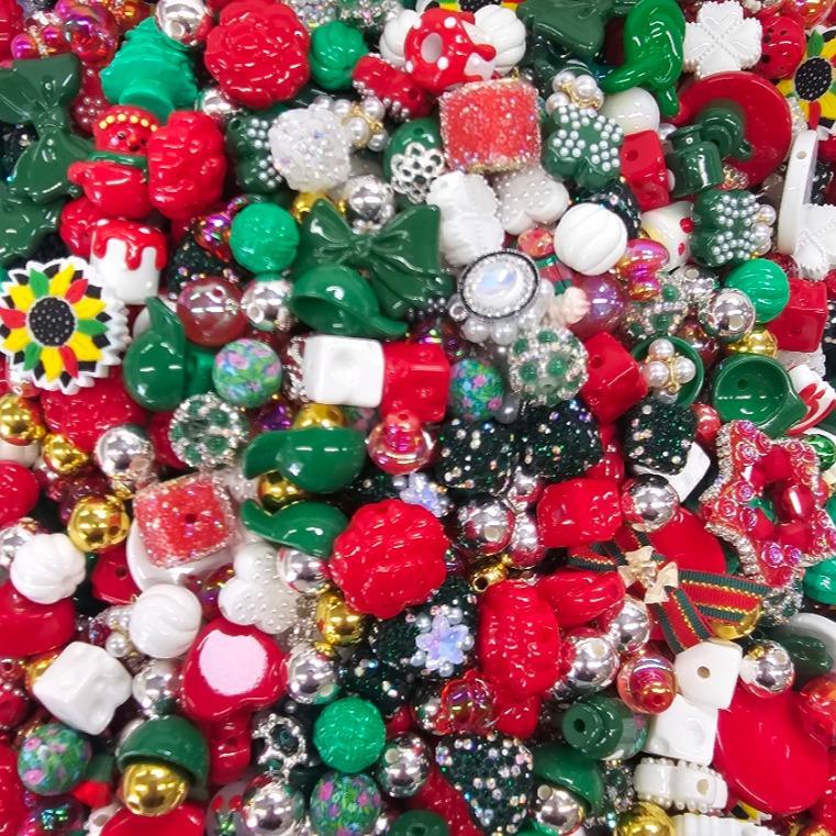 【HS】5oz Colour mix bead accessories set with various shapes available DIY Bead