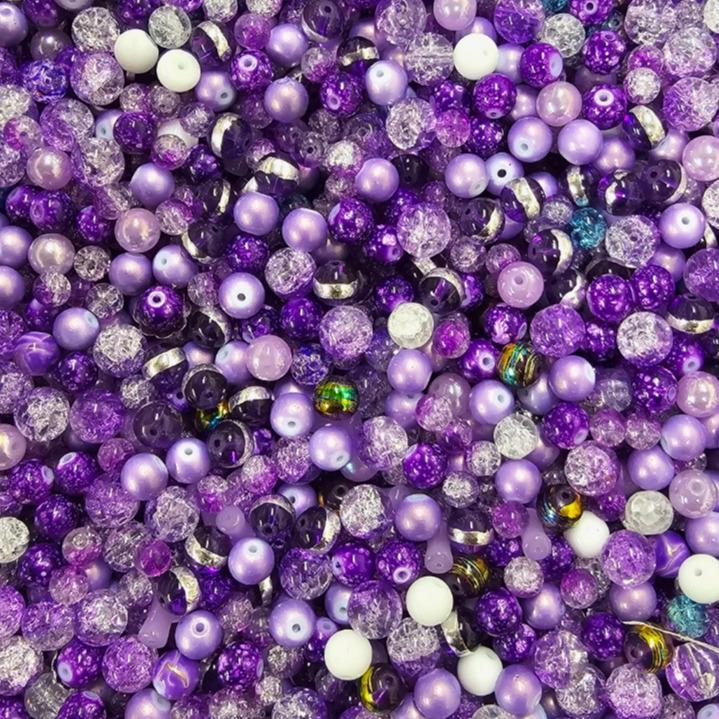 【HS2】For bracelet NOT FOR PENS! 5oz multi-style Colour mix bead accessories set with various shapes available