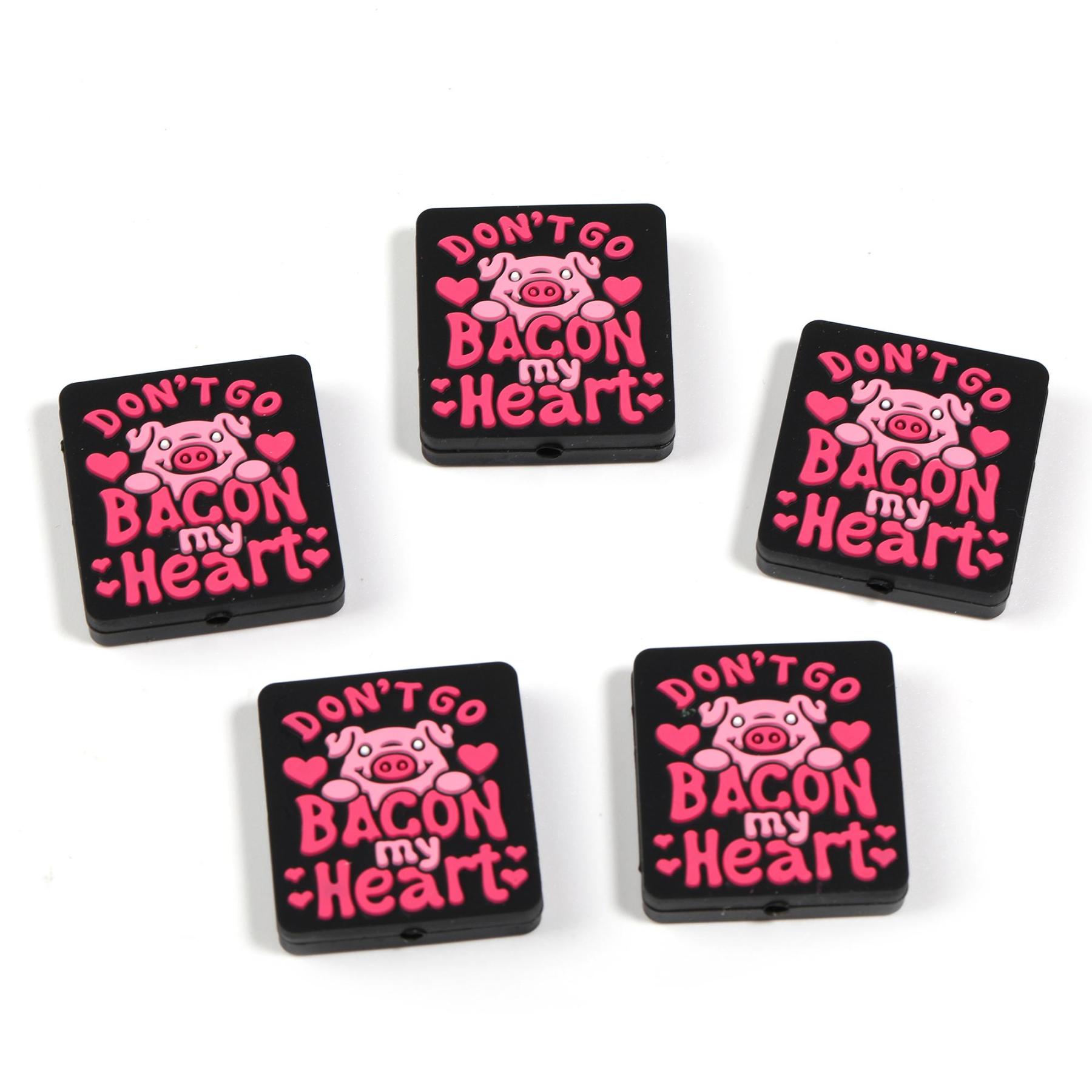 【B203】Silicone Focal Beads for Pens, Cute Character Beads for Keychains DIY Bracele Jewelry Making