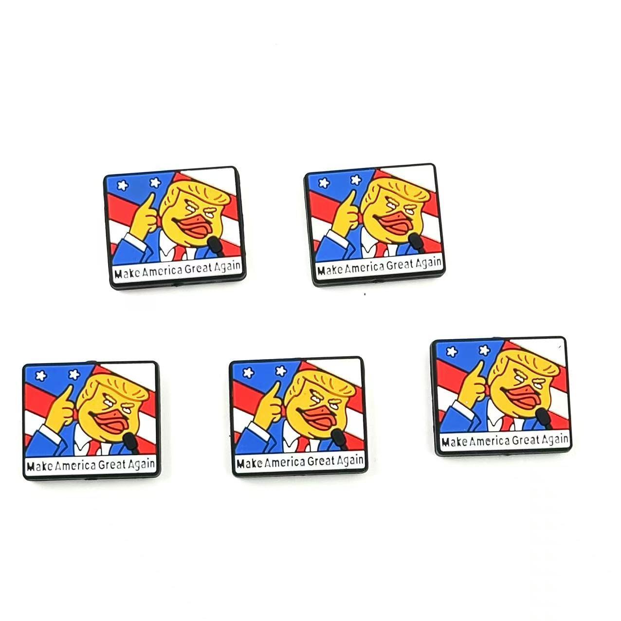 【B203】Silicone Focal Beads for Pens, Cute Character Beads for Keychains DIY Bracele Jewelry Making