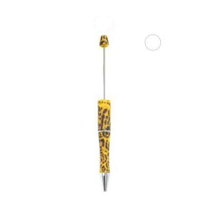 【P1】Beadable Pens Bulk Plastic Bead Ballpoint Pens for DIY 