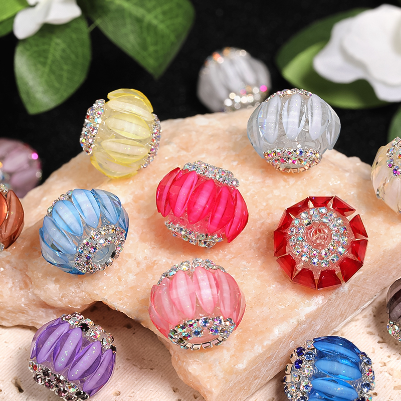 【B201】20pcs Delicate petal shaped beads-JPM