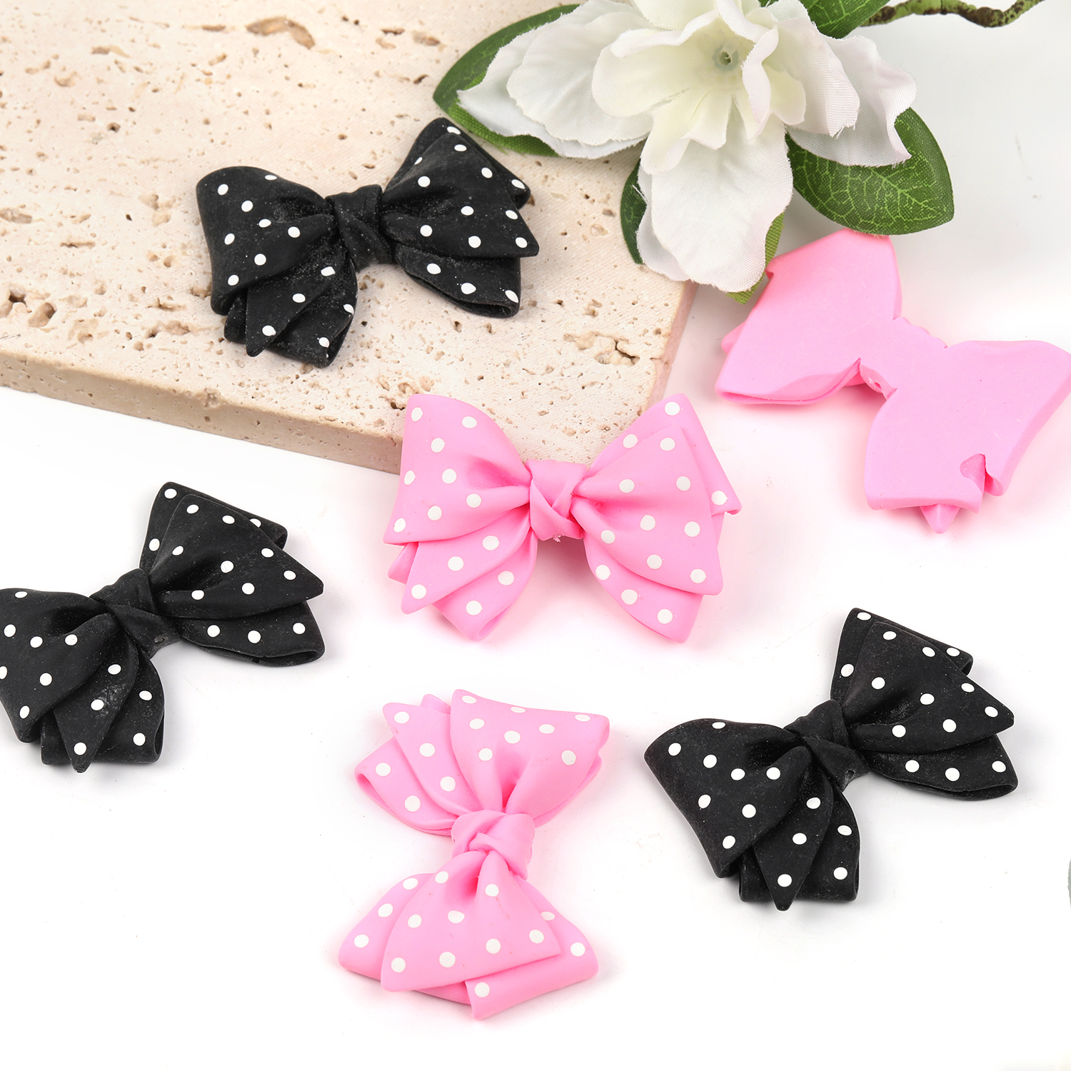 【B101】25Pcs Hair accessories diy materials cream glue-JPM