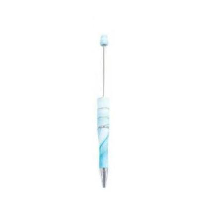 【P1】Beadable Pens Bulk Plastic Bead Ballpoint Pens for DIY 