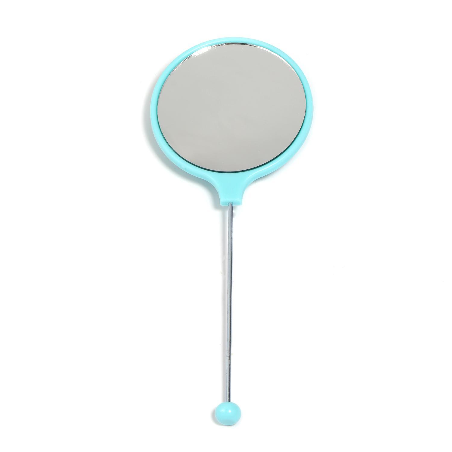 【P254】5PCS Hand-held round DIY beaded portable mirror 5pc Letter opener-JPM