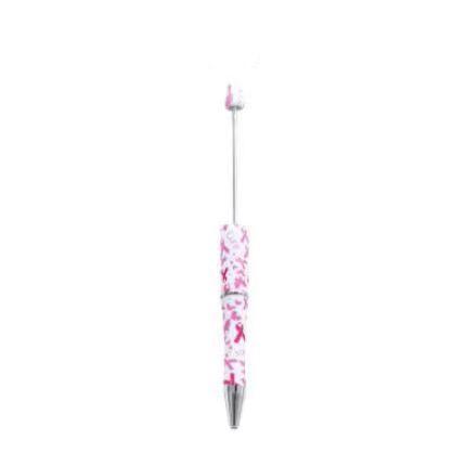 【P1】Beadable Pens Bulk Plastic Bead Ballpoint Pens for DIY 