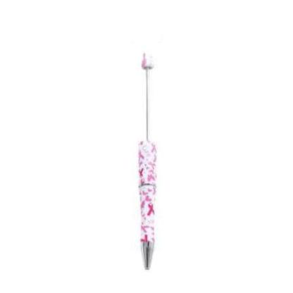 【P1】Beadable Pens Bulk Plastic Bead Ballpoint Pens for DIY 