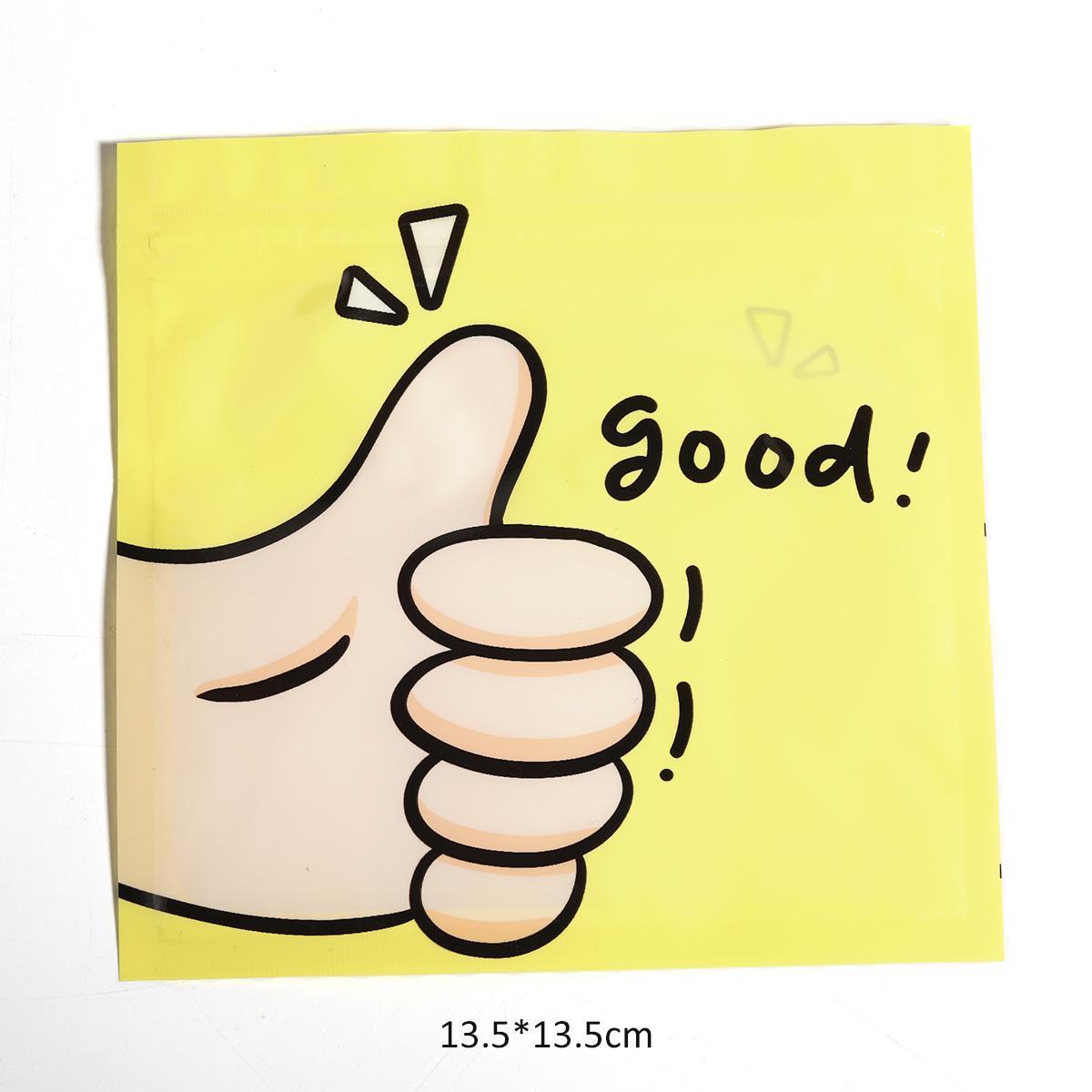 【B11】100PCS/Bag Cartoon Animal Printing Packaging Bags-JPM