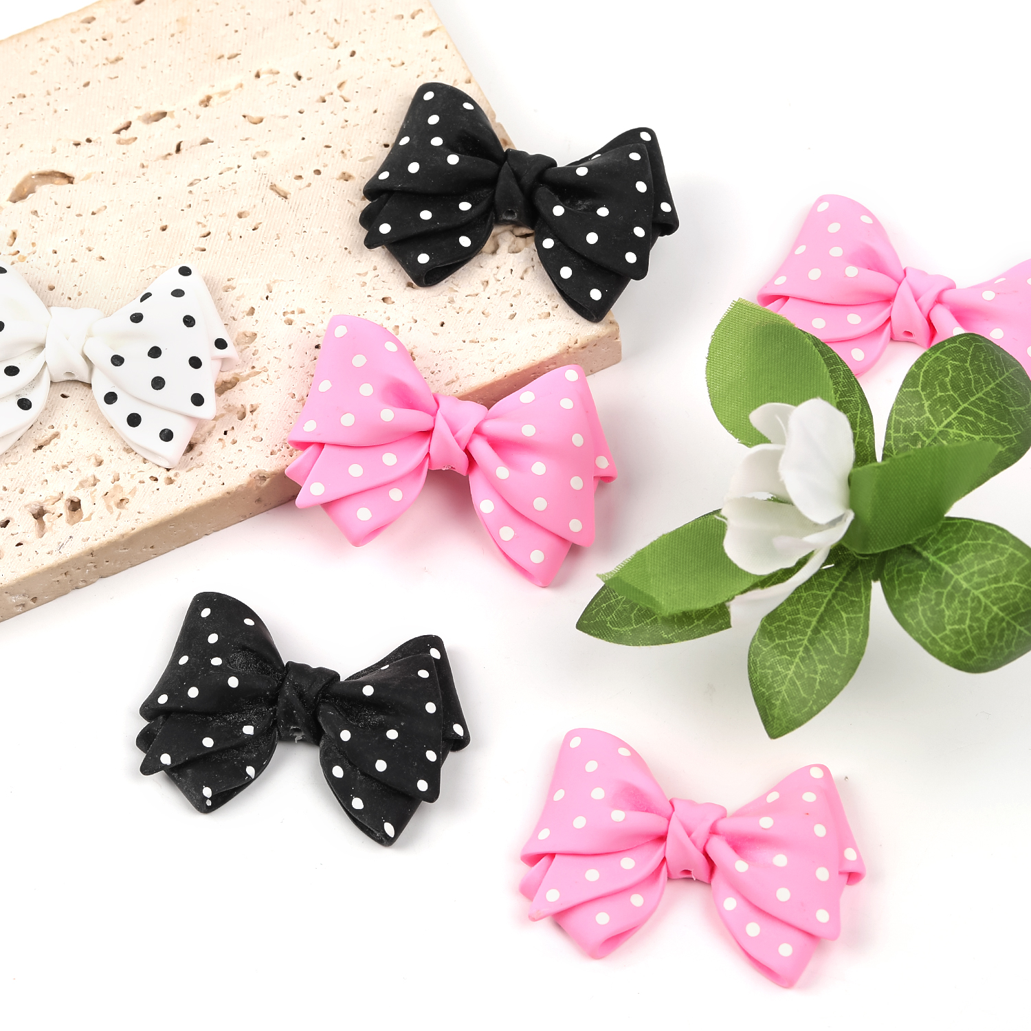 【B101】25Pcs Hair accessories diy materials cream glue-JPM