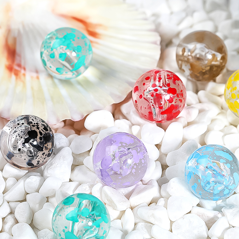 【B107】16mm 100pcs mixed-color beads-JPM