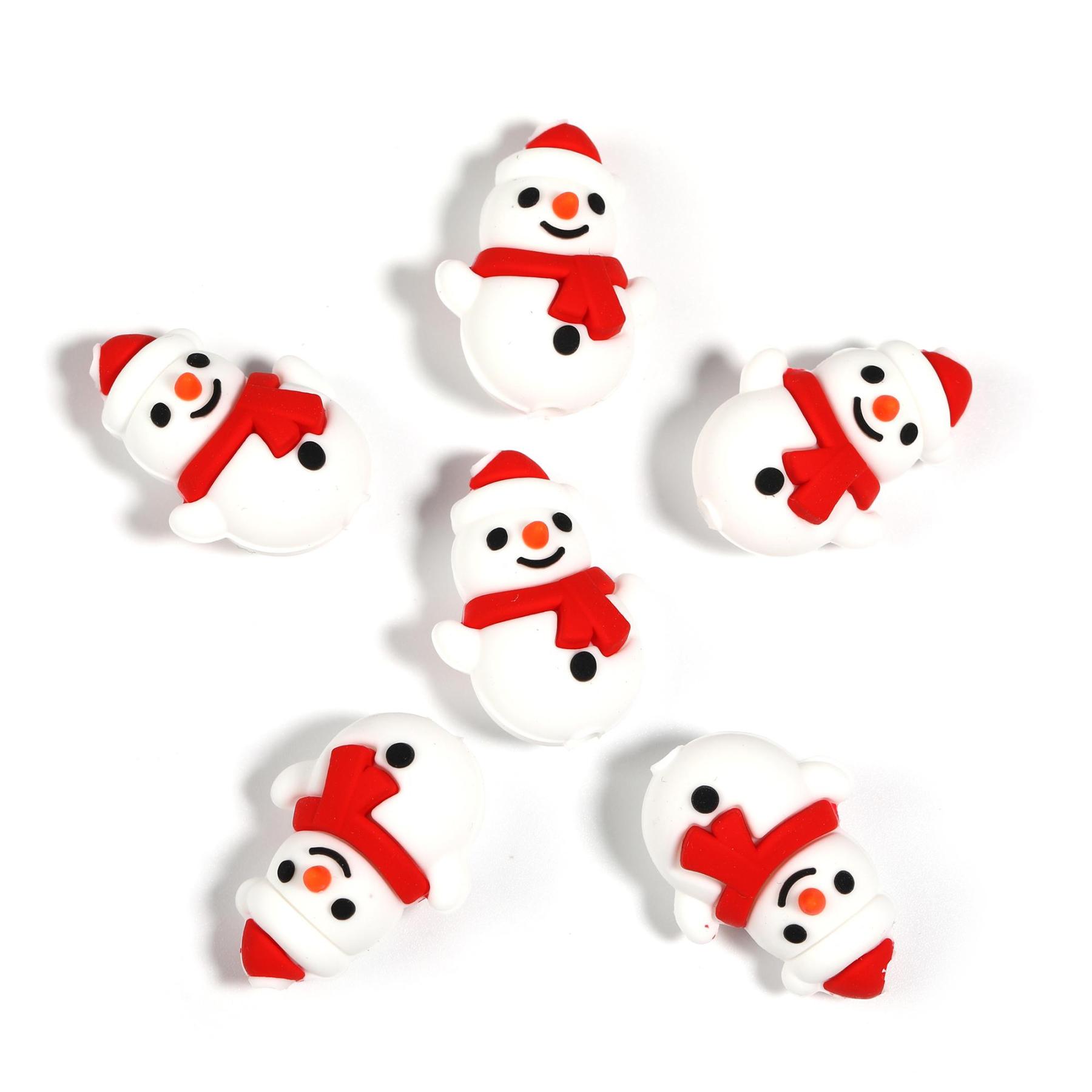 【B203】Silicone Focal Beads for Pens, Cute Character Beads for Keychains DIY Bracele Jewelry Making