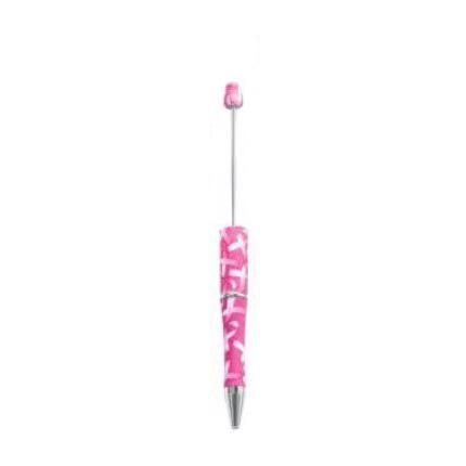 【P1】Beadable Pens Bulk Plastic Bead Ballpoint Pens for DIY 