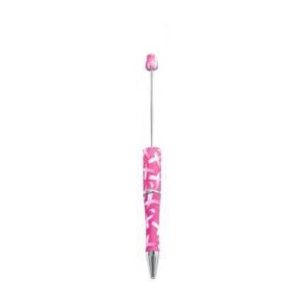【P1】Beadable Pens Bulk Plastic Bead Ballpoint Pens for DIY 