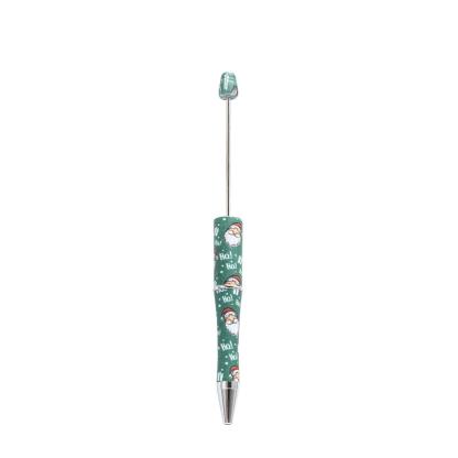 【P1】Beadable Pens Bulk Plastic Bead Ballpoint Pens for DIY 