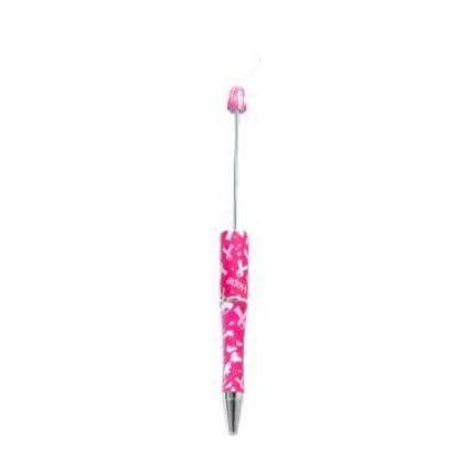 【P1】Beadable Pens Bulk Plastic Bead Ballpoint Pens for DIY 