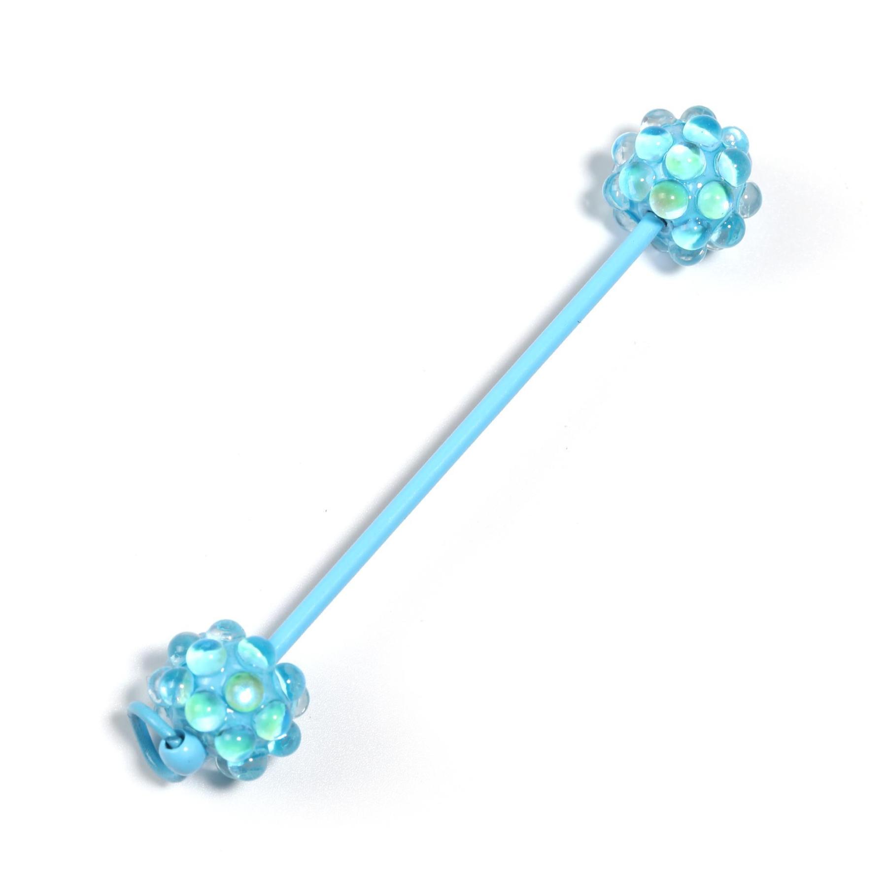 【P243】 5PCS Creative handmade beaded keychain accessory pendant with beaded stick-JPM