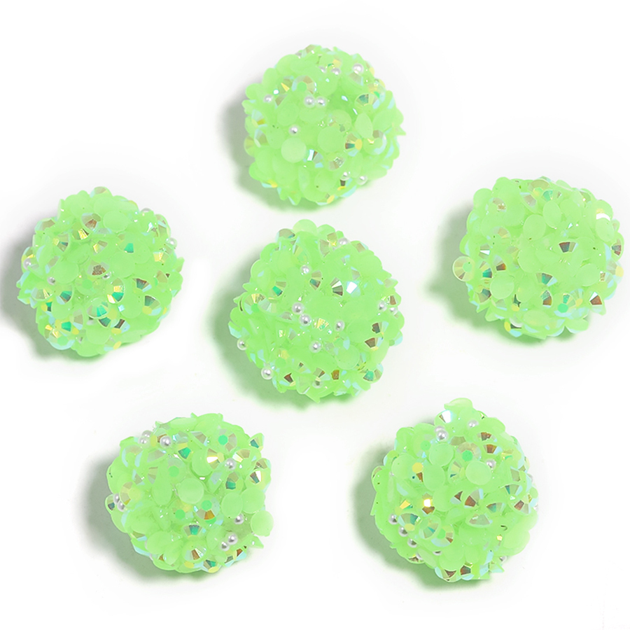 【B160】20pcs Acrylic Rhinestone Gems Pave DISCO Ball Beads for DIY-JPM