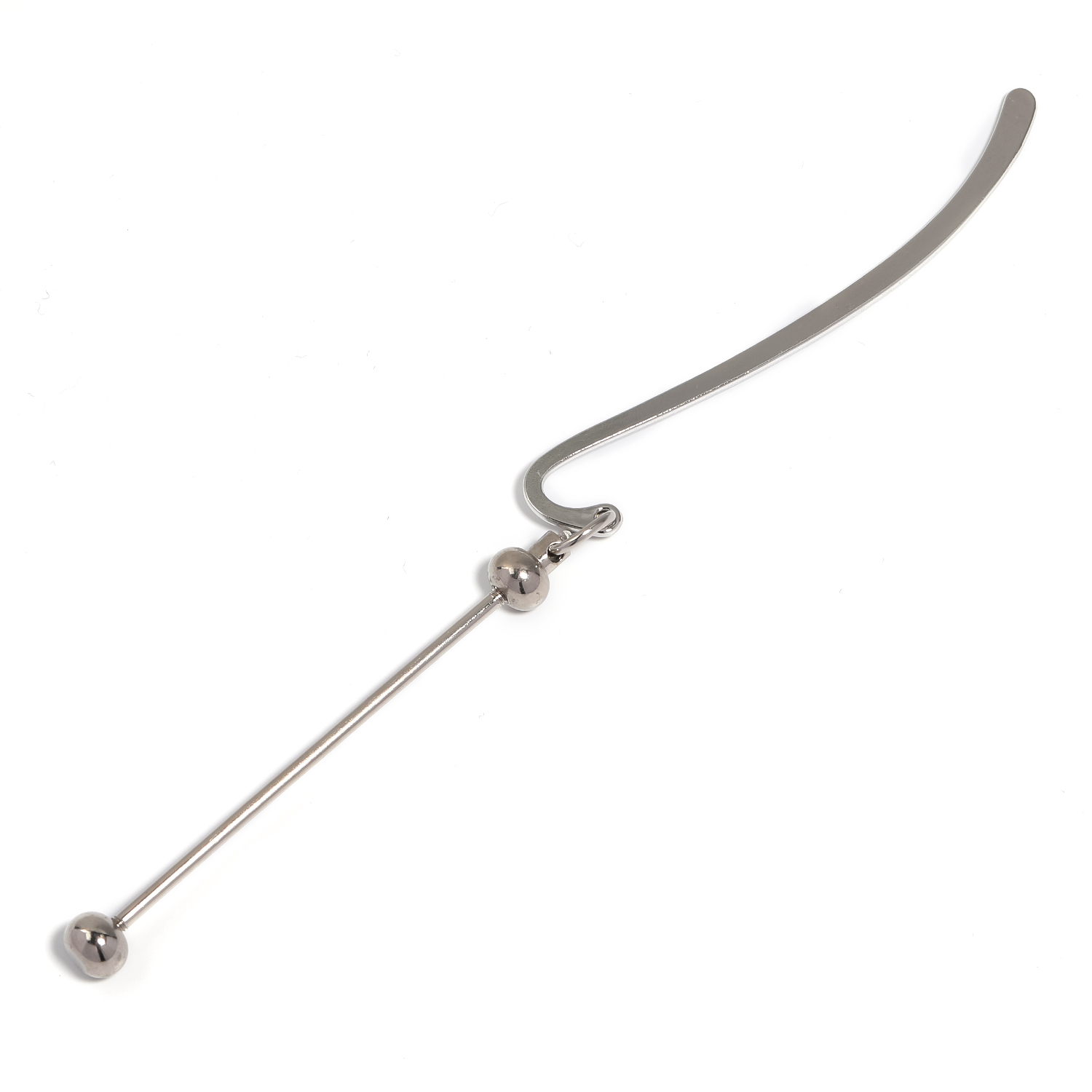 【P99】5pcs  New diy metal beaded bookmarks for children and students -JPM