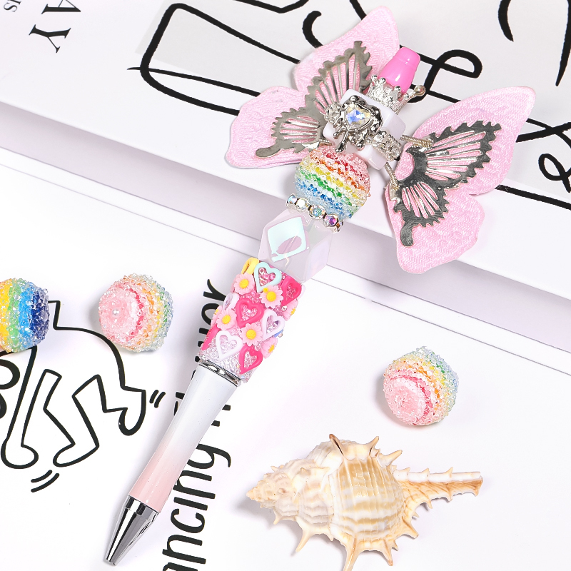 【B221】25pcs rainbow beads-JPM