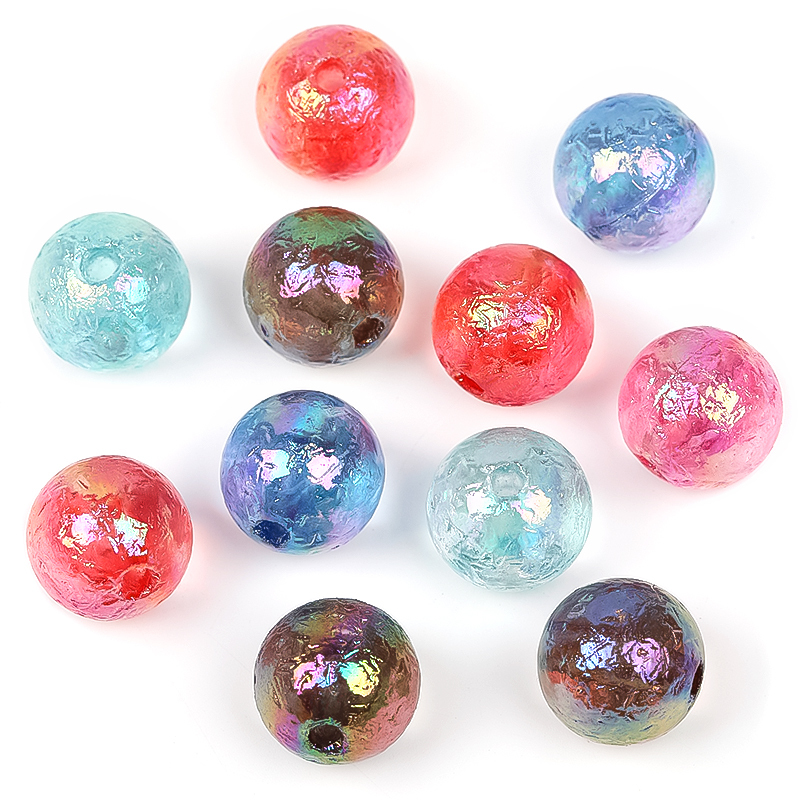 【B107】16mm 100pcs mixed-color beads-JPM