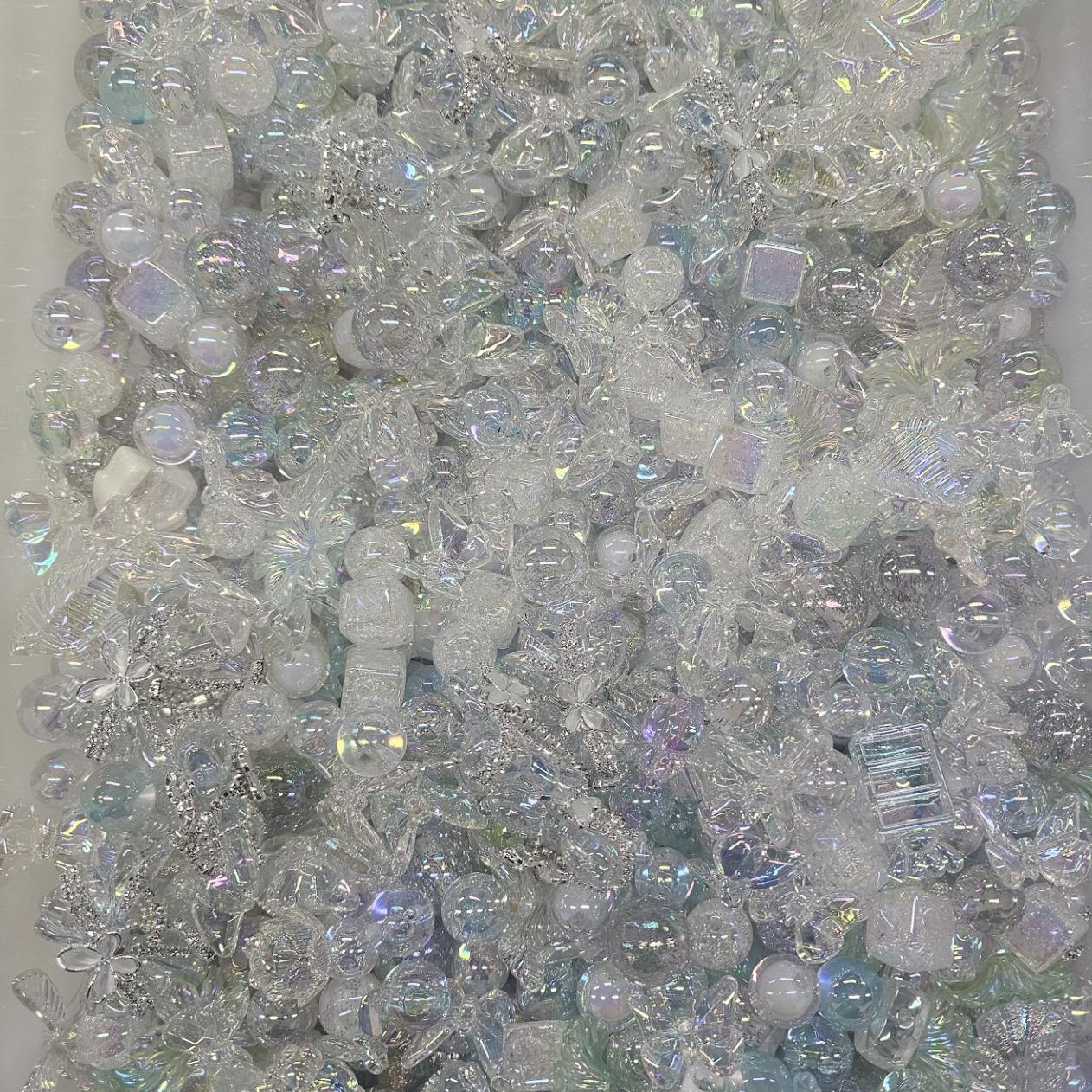 【HS】5oz Colour mix bead accessories set with various shapes available DIY Bead