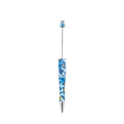 【P1】Beadable Pens Bulk Plastic Bead Ballpoint Pens for DIY 