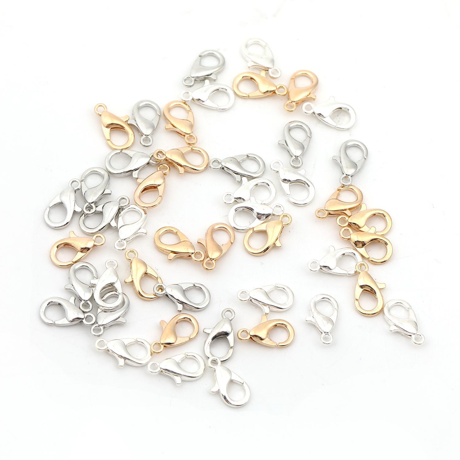 【B33】Qty 500 Metal alloy lobster clasp diy jewelry bracelet necklace-JPM