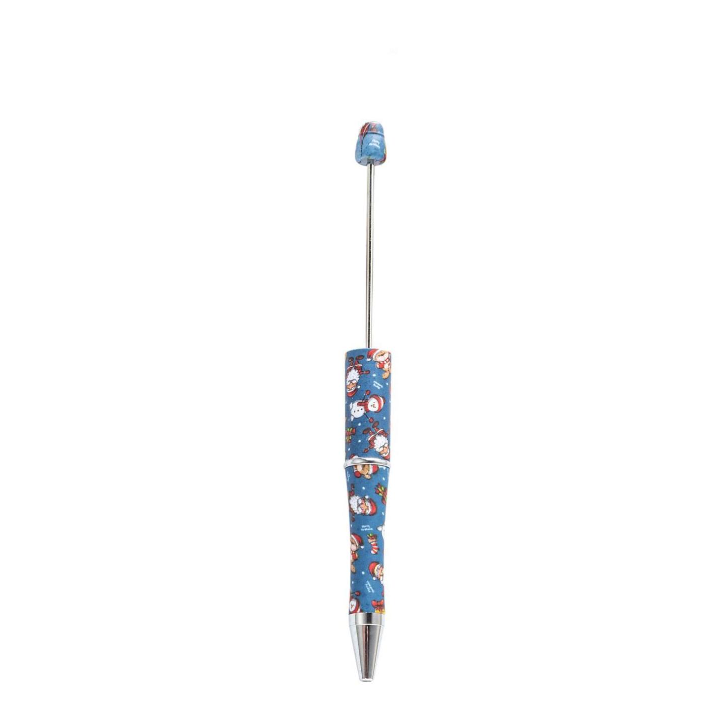 【P1】Beadable Pens Bulk Plastic Bead Ballpoint Pens for DIY 
