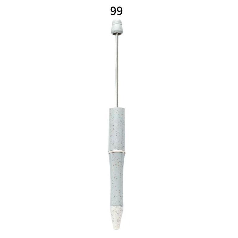 【P1】Beadable Pens Bulk Plastic Bead Ballpoint Pens for DIY 