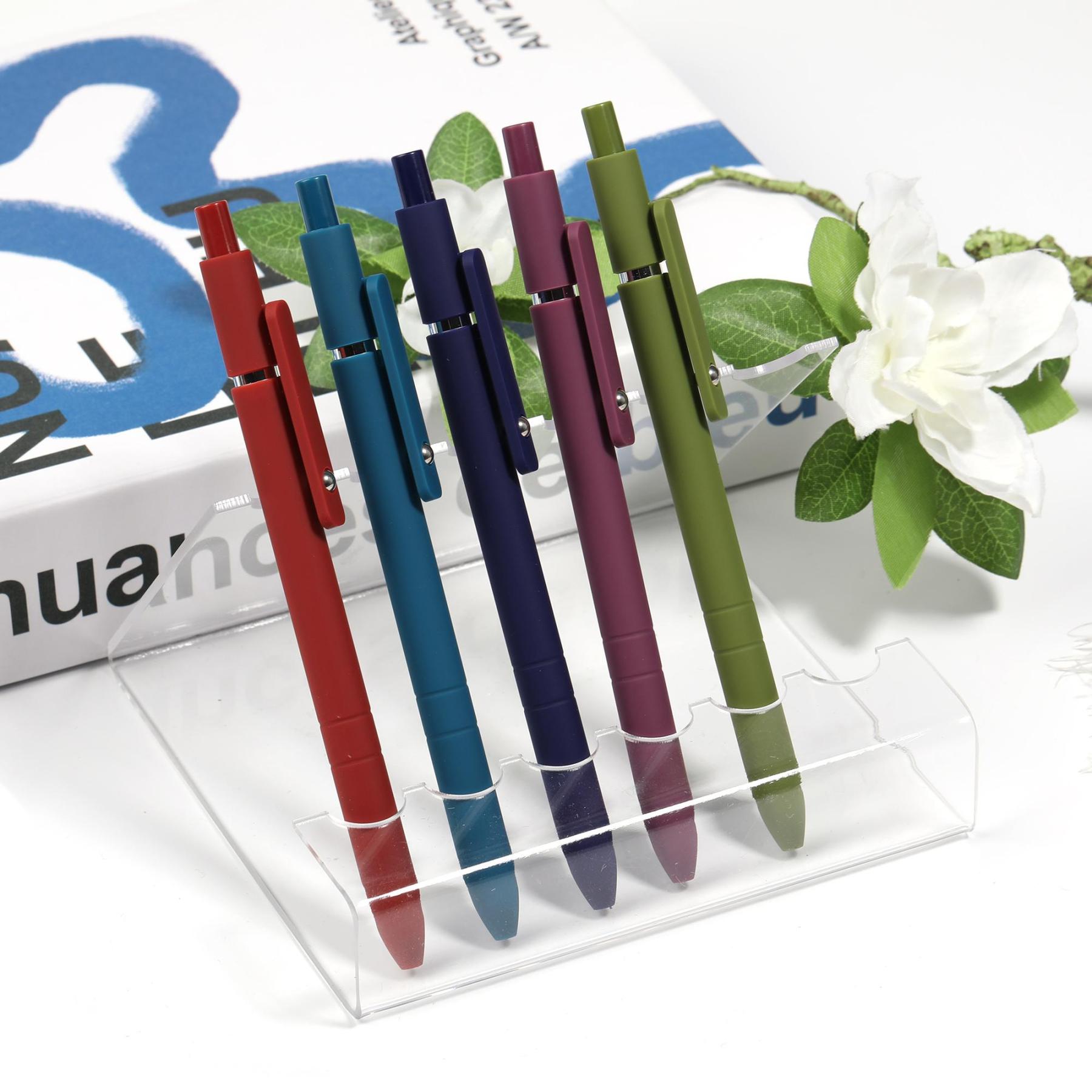 【P264】Colorful quill pen,Animal doll ballpoint pen
