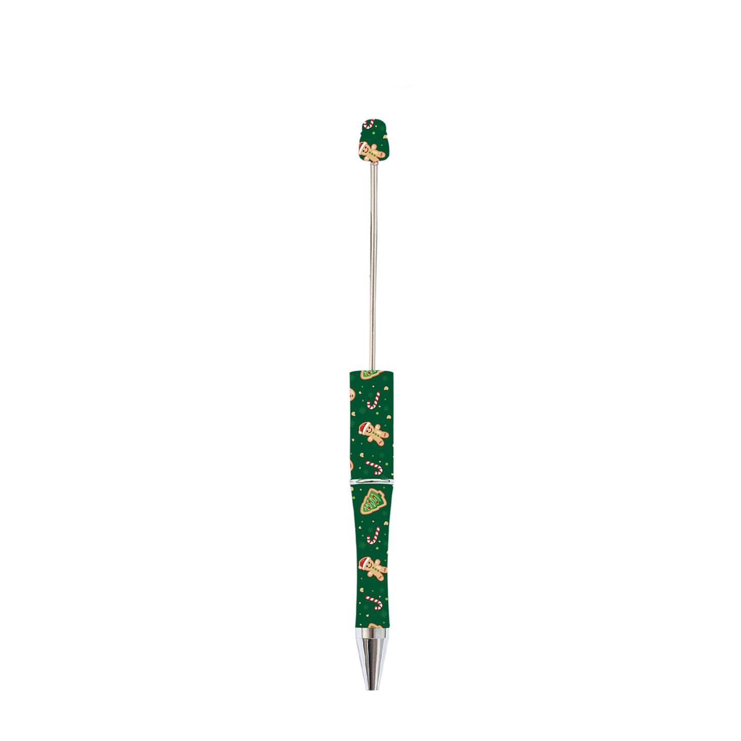 【P1】Beadable Pens Bulk Plastic Bead Ballpoint Pens for DIY 