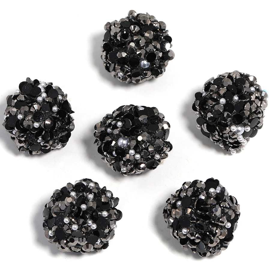 【B160】20pcs Acrylic Rhinestone Gems Pave DISCO Ball Beads for DIY-JPM