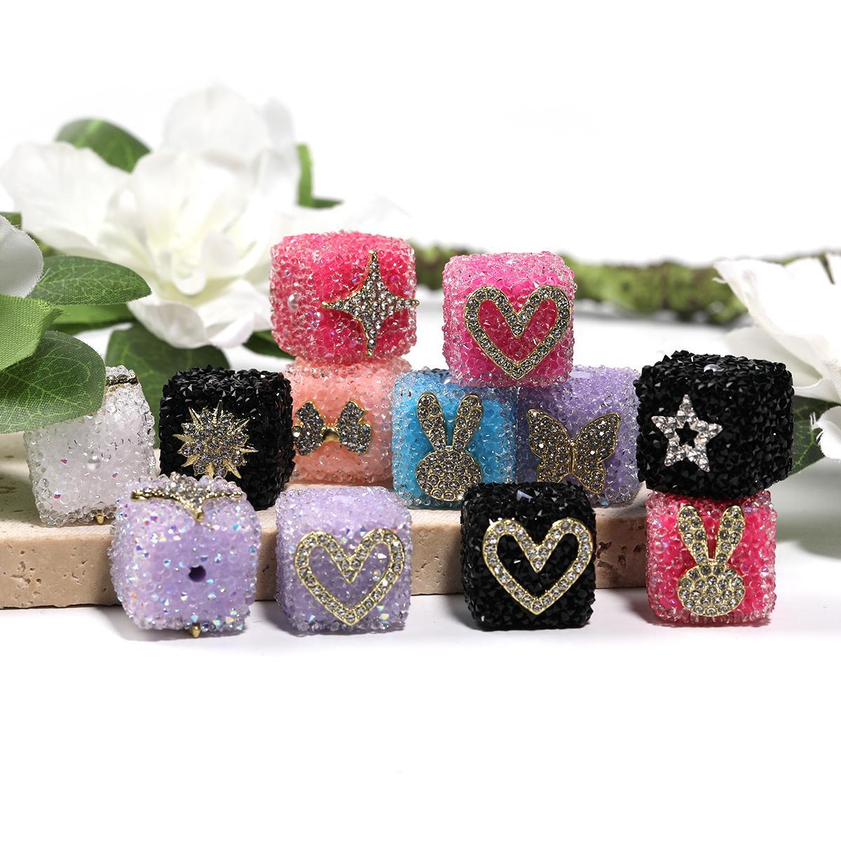 【B42】20pcs DIY mixcolor sparkling rhinestone -JPM