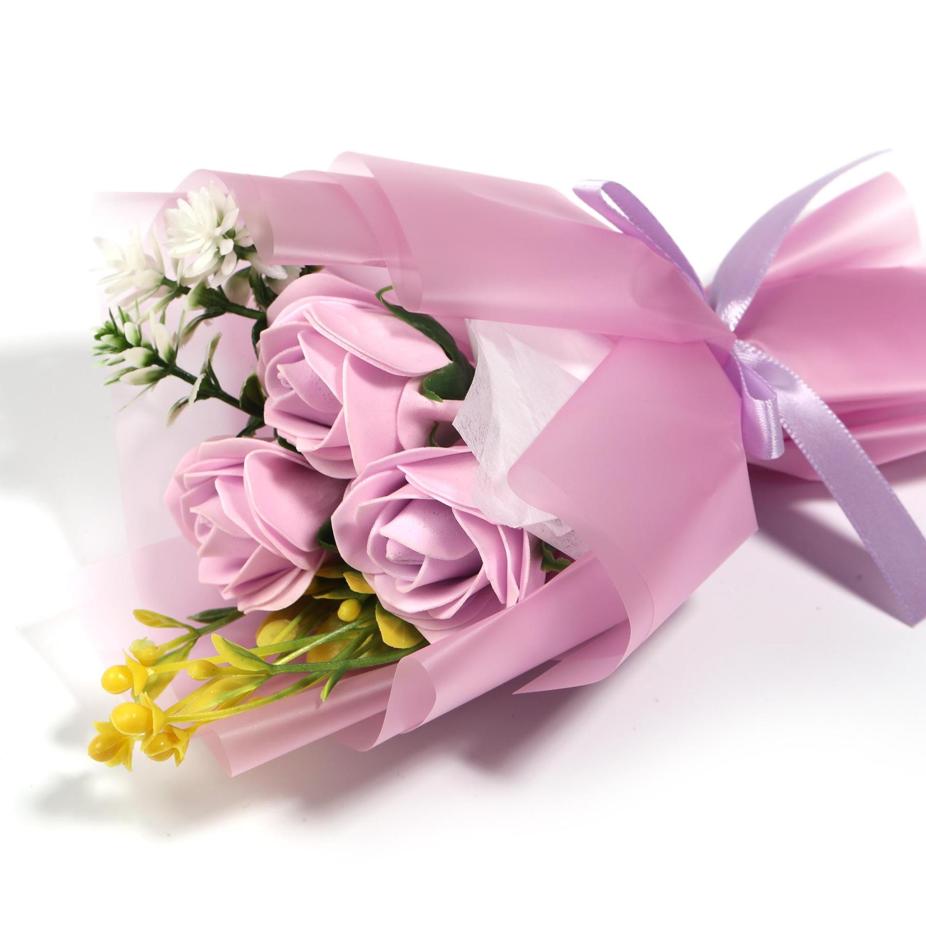 【B267】4 cm colorful ribbon, simulating flower gift