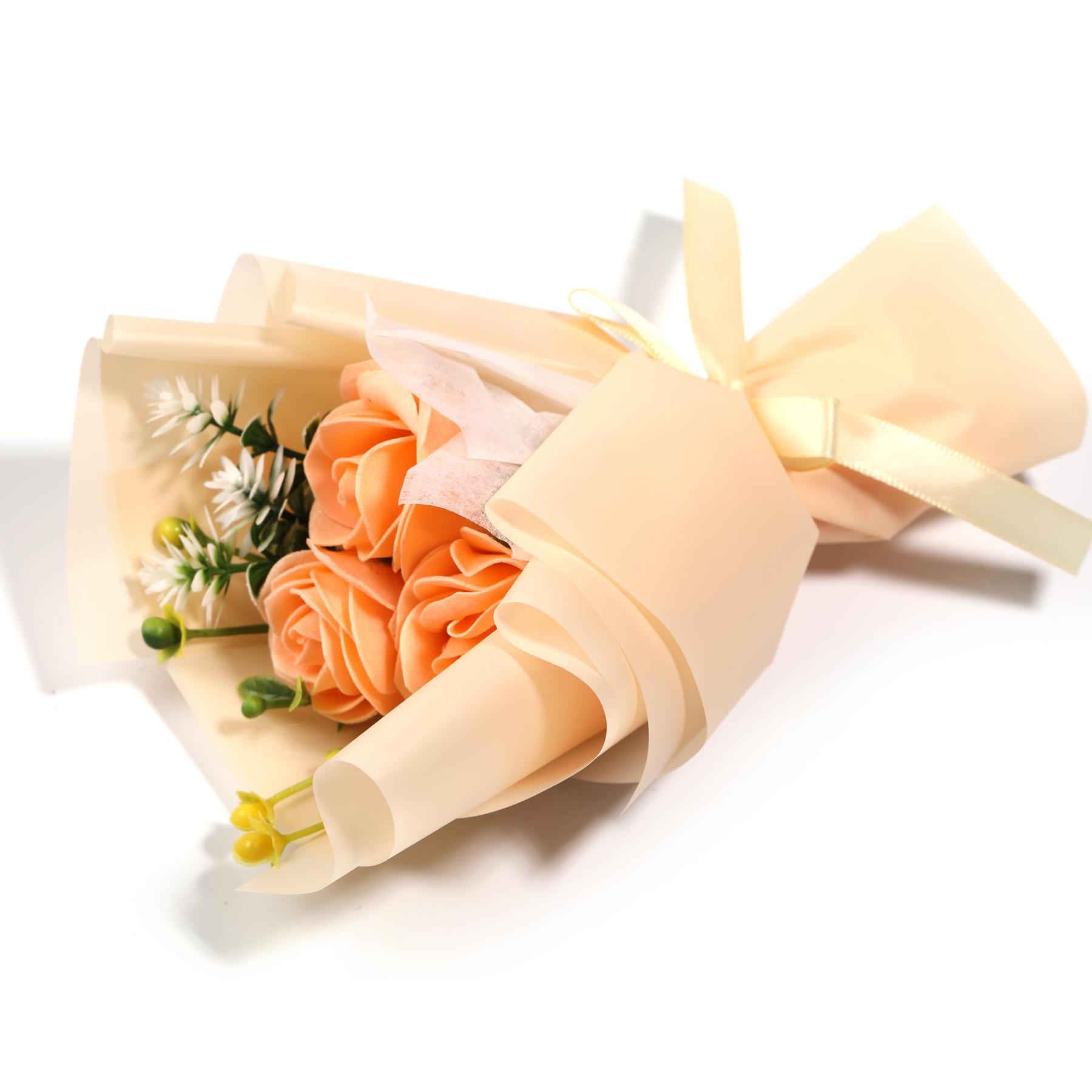 【B267】4 cm colorful ribbon, simulating flower gift