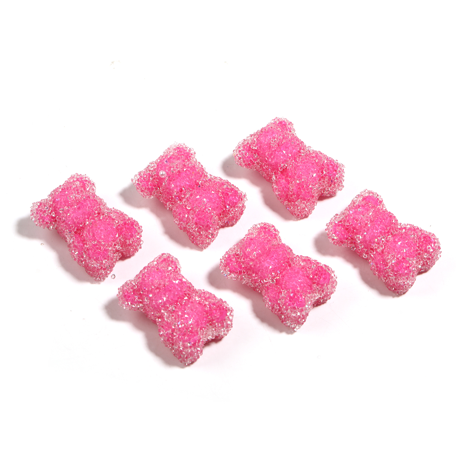【B139】10pcs  Candy Color Bear Beads For Bracelet, Necklace, Jewelry Making Diy-JPM