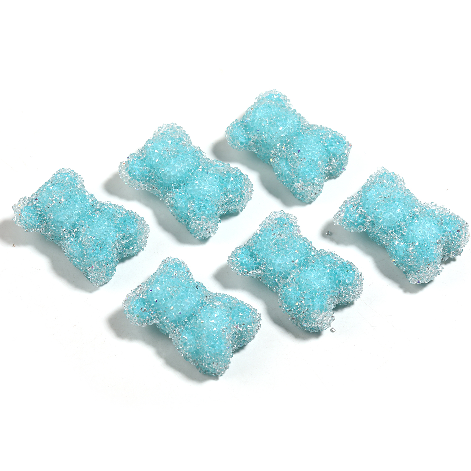 【B139】10pcs  Candy Color Bear Beads For Bracelet, Necklace, Jewelry Making Diy-JPM