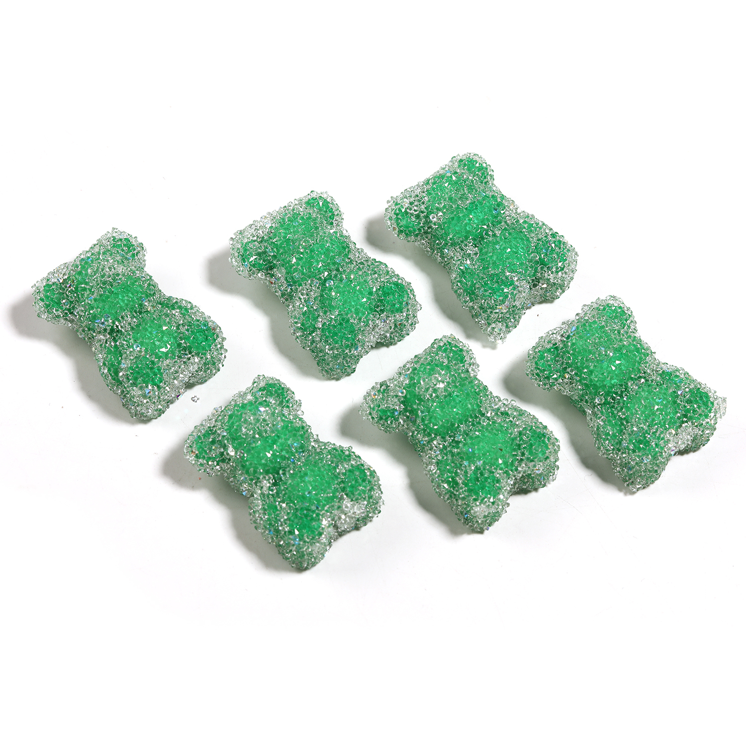 【B139】10pcs  Candy Color Bear Beads For Bracelet, Necklace, Jewelry Making Diy-JPM