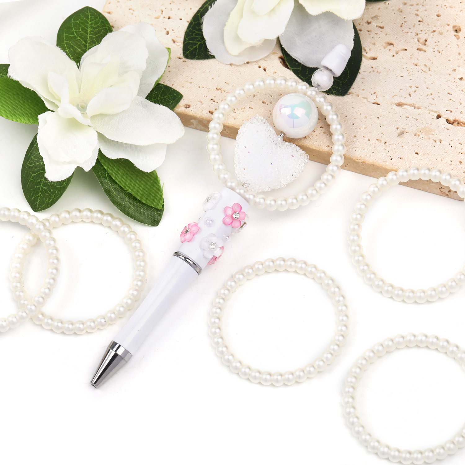 【B29】55pcs heart frames Acrylic AB color love heart hollow hole -JPM