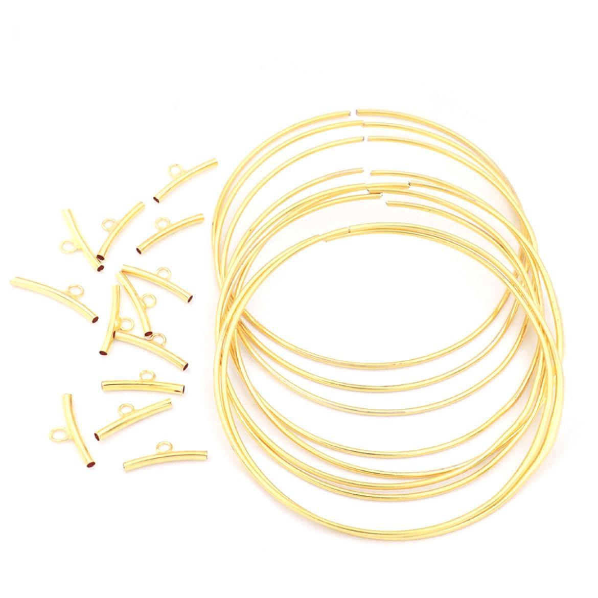 【B235】25pcs DIY Jewelry Accessories 1.5mm Wire Diameter Metal Opening Car Hanging Special-Shaped Ring