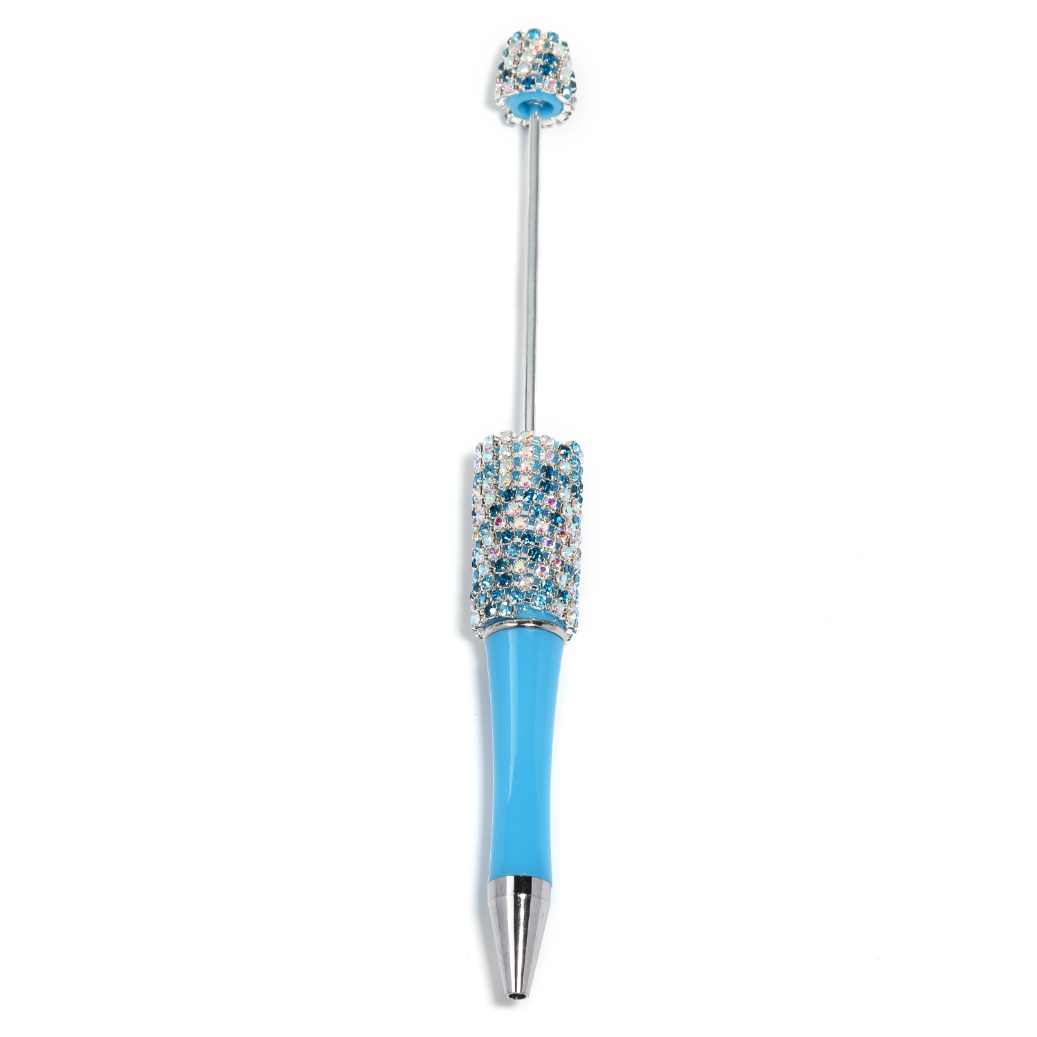 【P160】5pcs Beadable Pens in Solid Colors with Rhinestones and Flatback Pearls-JPM